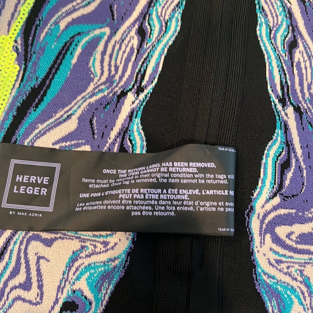 NWT Herve Leger Bridget Dress - Picture 6 of 8